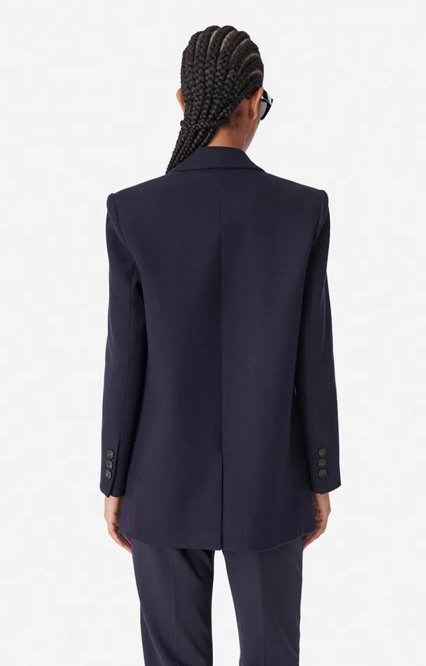 Vanessa Bruno Coats and Jackets Women Tilia Jacket Navy Vanessa Bruno Coats and Jackets Women Tilia Jacket Navy