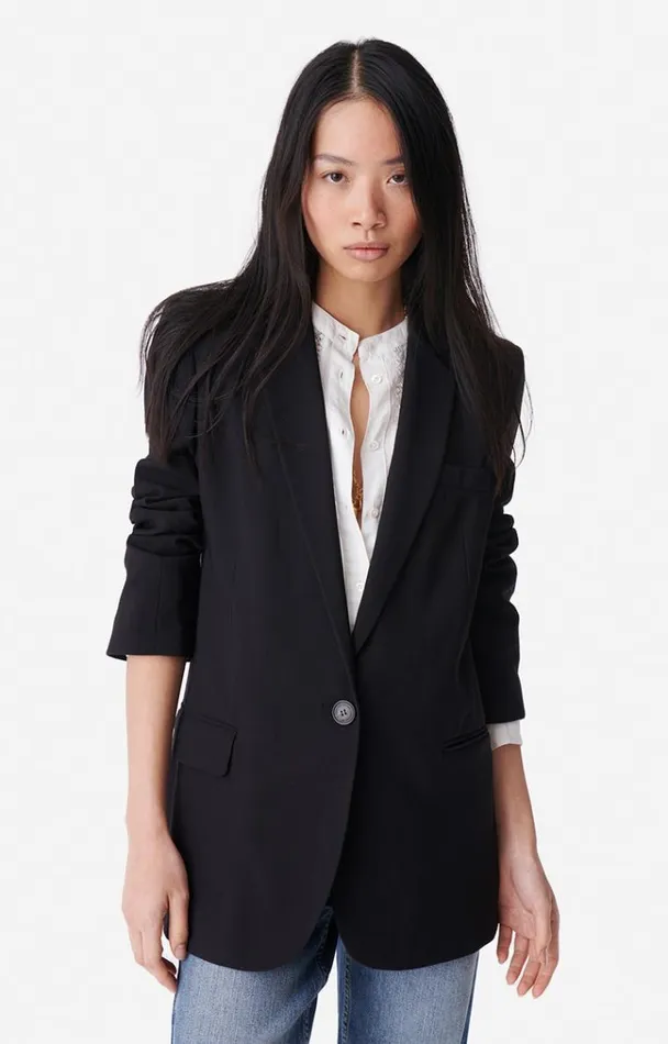 Vanessa Bruno Coats and Jackets Women Tilia Jacket Noir