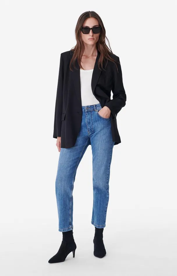 Vanessa Bruno Coats and Jackets Women Tilia Jacket Noir Vanessa Bruno Coats and Jackets Women Tilia Jacket Noir