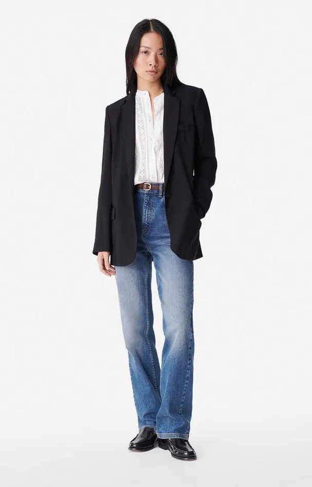 Vanessa Bruno Coats and Jackets Women Tilia Jacket Noir Vanessa Bruno Coats and Jackets Women Tilia Jacket Noir