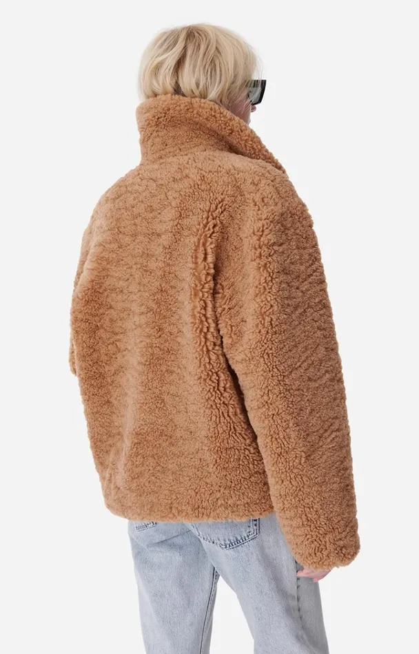 Vanessa Bruno Coats and Jackets Women Valrine Coat Biscuit Vanessa Bruno Coats and Jackets Women Valrine Coat Biscuit