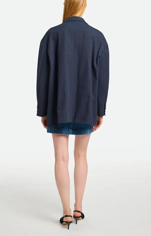 Vanessa Bruno Coats and Jackets Women Virginia Blazer Bleu Marine