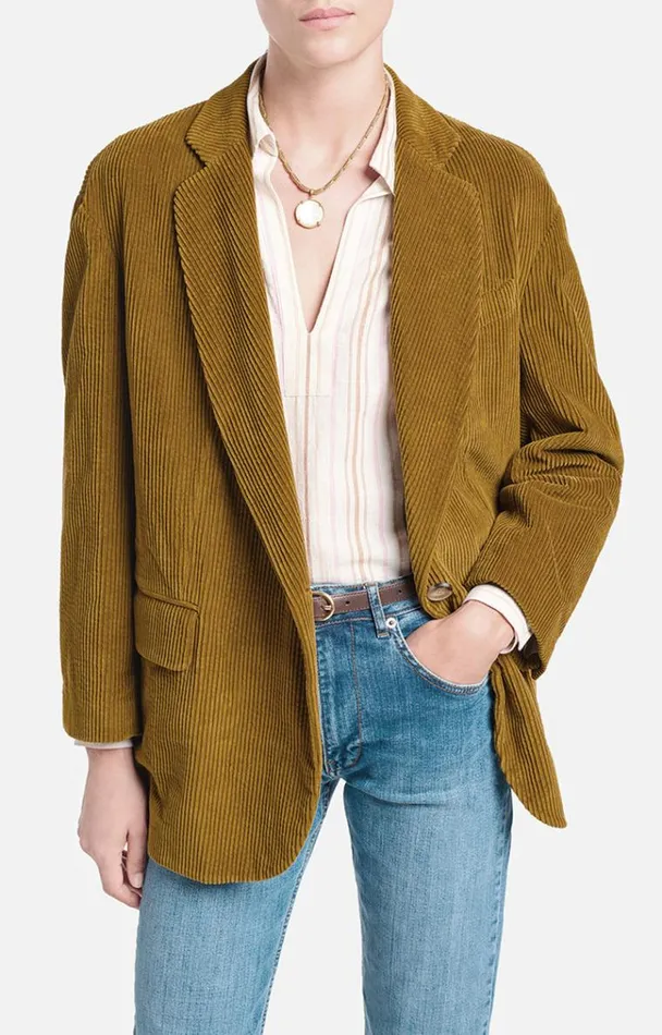 Vanessa Bruno Coats and Jackets Women Virginia Blazer Kaki