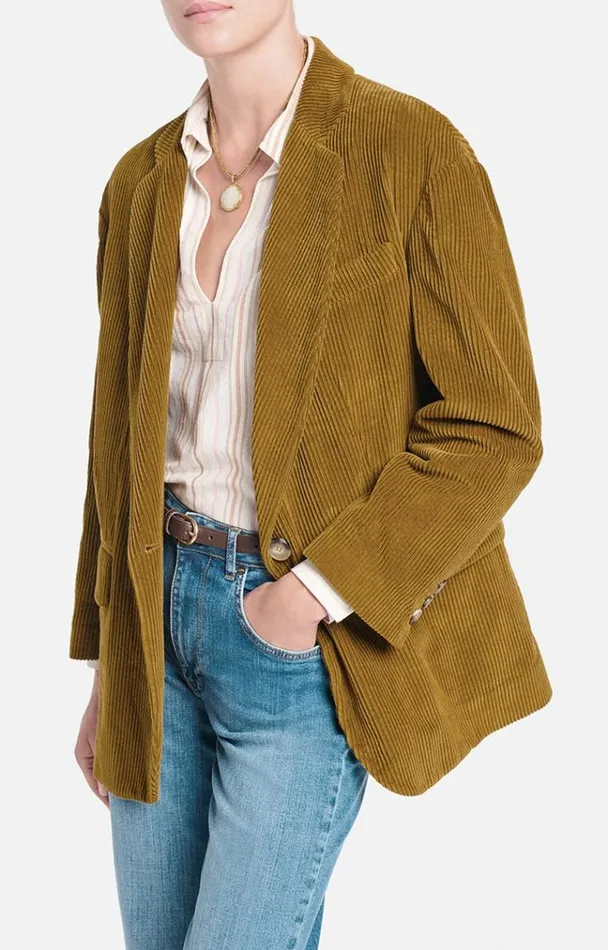 Vanessa Bruno Coats and Jackets Women Virginia Blazer Kaki