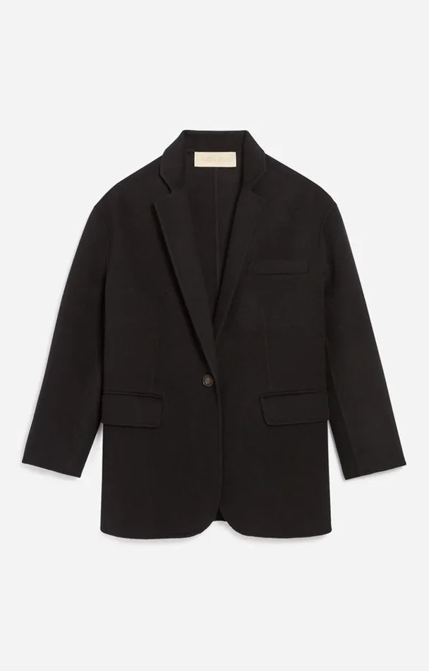 Vanessa Bruno Coats and Jackets Women Virginia Jacket Noir Vanessa Bruno Coats and Jackets Women Virginia Jacket Noir