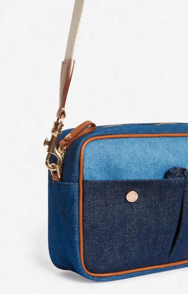 Vanessa Bruno Crossbody Bags Women Camera Bag Bleu Multico Vanessa Bruno Crossbody Bags Women Camera Bag Bleu Multico