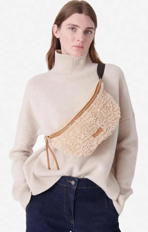 Vanessa Bruno Crossbody Bags Women Faux Fur Bum Bag Vanessa Bruno Crossbody Bags Women Faux Fur Bum Bag