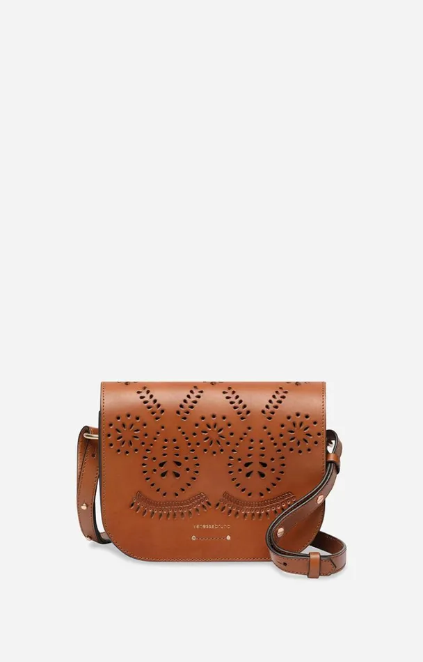 Vanessa Bruno Crossbody Bags Women Holly Messenger Bag Cognac