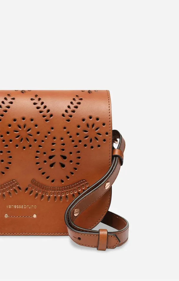 Vanessa Bruno Crossbody Bags Women Holly Messenger Bag Cognac