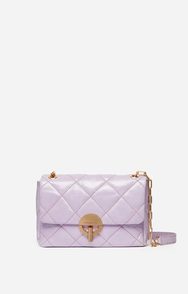 Vanessa Bruno Crossbody Bags Women Leather Moon Bag Parme
