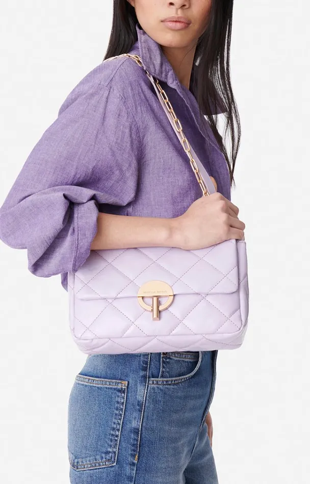 Vanessa Bruno Crossbody Bags Women Leather Moon Bag Parme