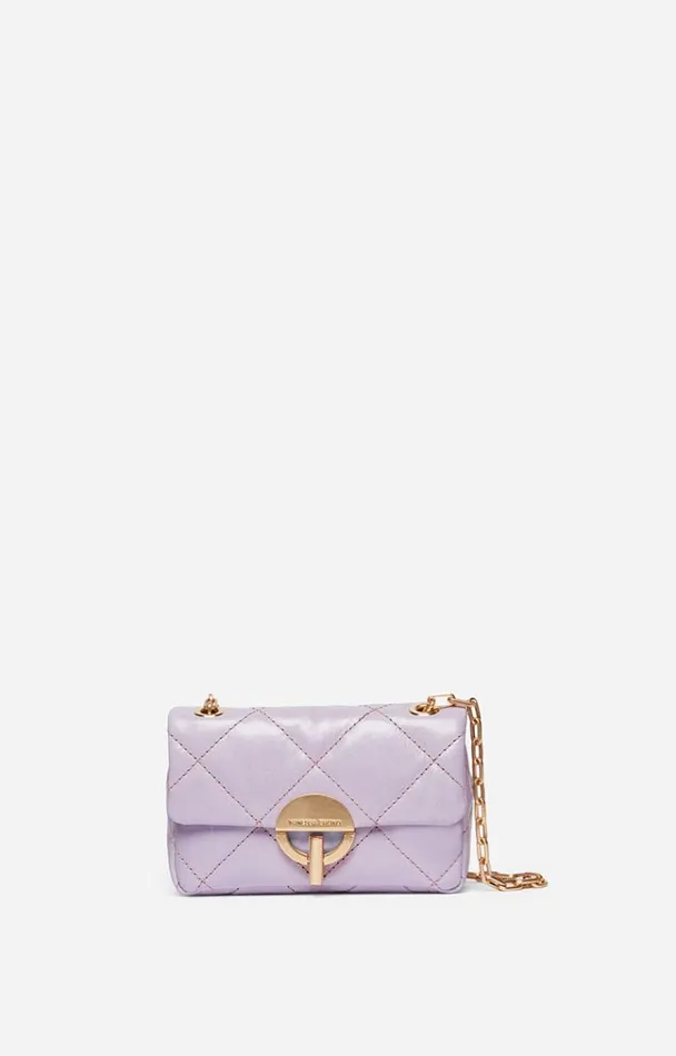 Vanessa Bruno Crossbody Bags Women Leather Nano Moon Bag Parme