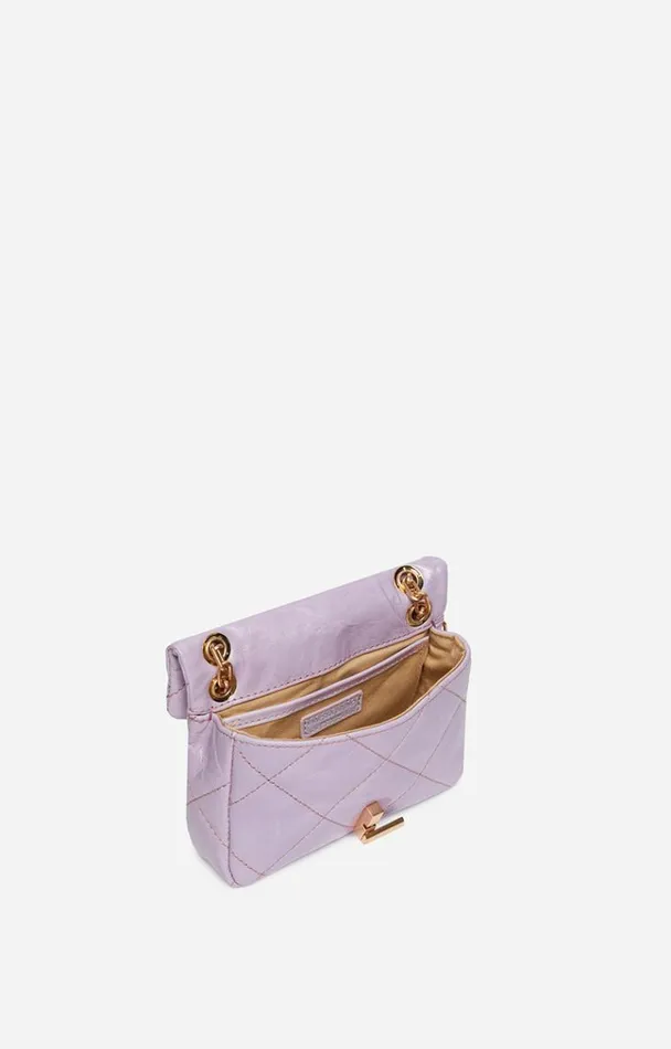 Vanessa Bruno Crossbody Bags Women Leather Nano Moon Bag Parme