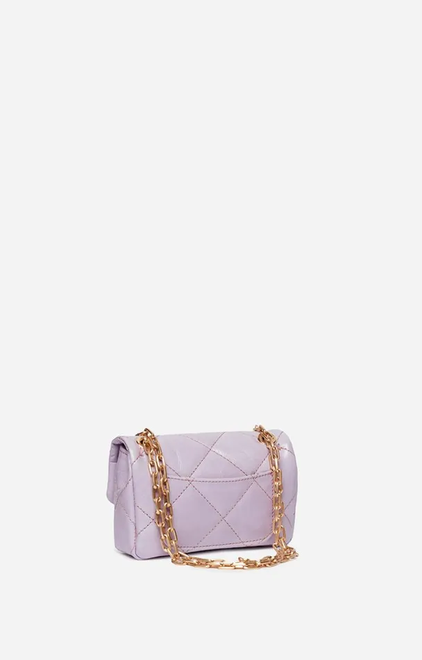 Vanessa Bruno Crossbody Bags Women Leather Nano Moon Bag Parme