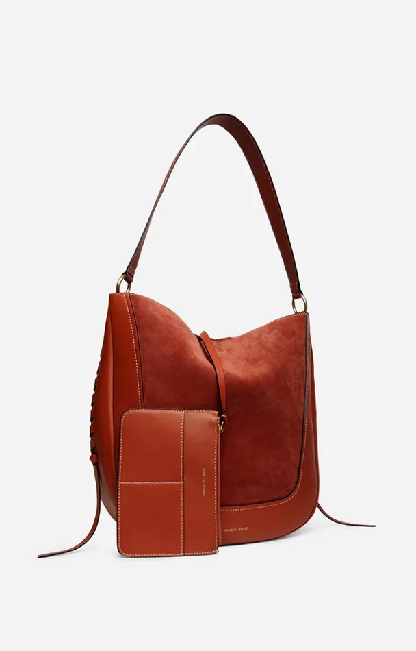 Vanessa Bruno Crossbody Bags Women Lou Bag Brique Vanessa Bruno Crossbody Bags Women Lou Bag Brique