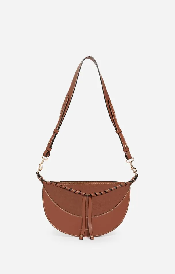 Vanessa Bruno Crossbody Bags Women Lou Bum Bag Biscuit