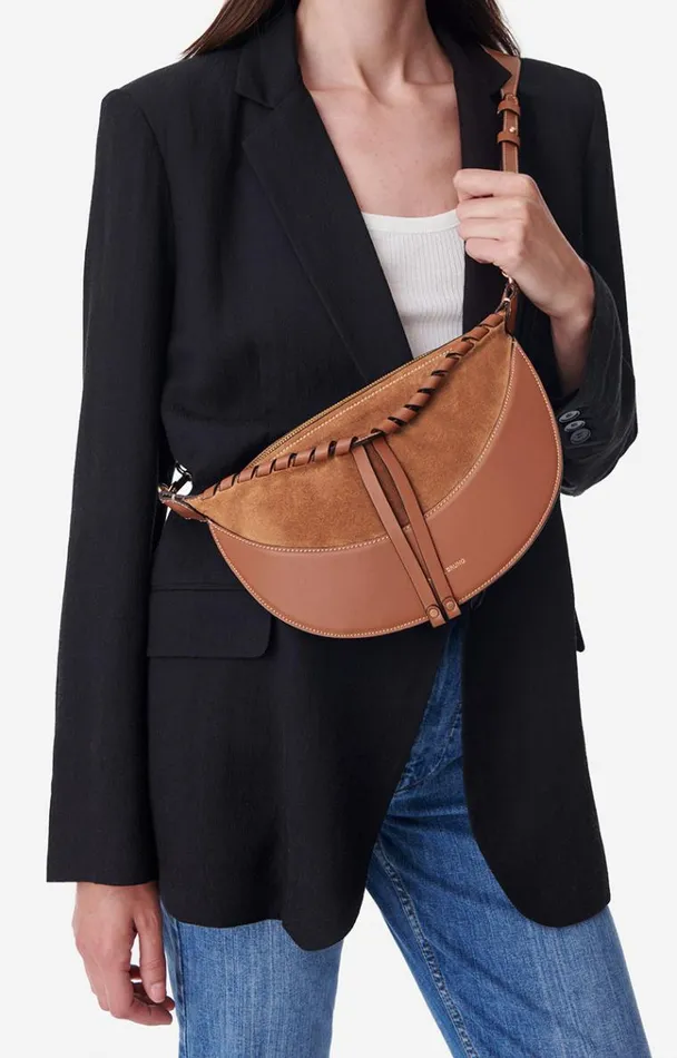 Vanessa Bruno Crossbody Bags Women Lou Bum Bag Biscuit Vanessa Bruno Crossbody Bags Women Lou Bum Bag Biscuit