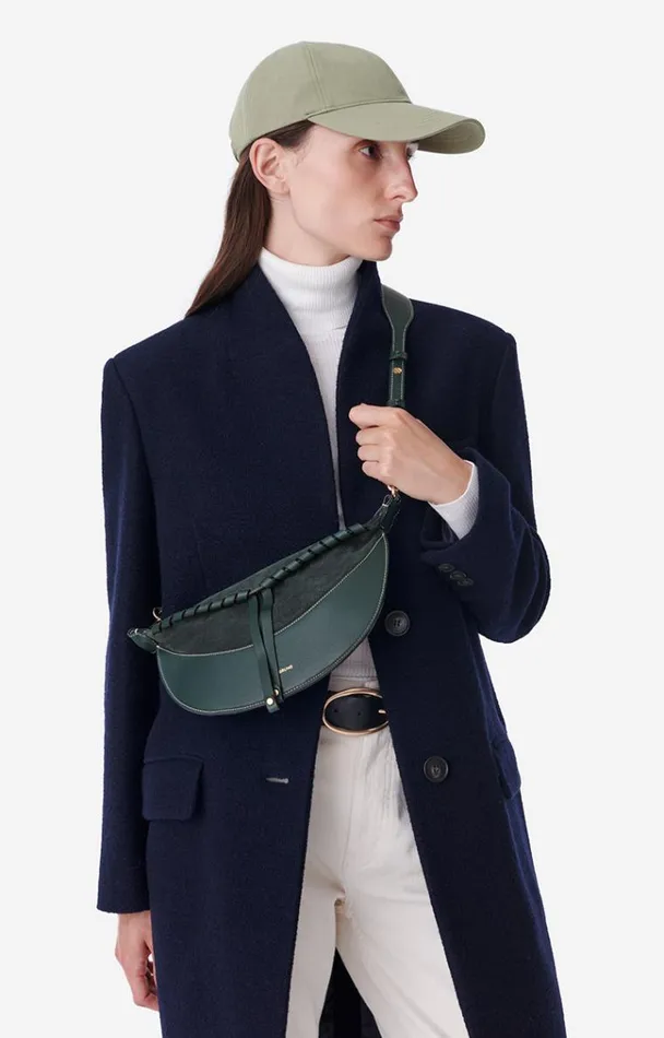 Vanessa Bruno Crossbody Bags Women Lou Bum Bag Vert Sapin Vanessa Bruno Crossbody Bags Women Lou Bum Bag Vert Sapin