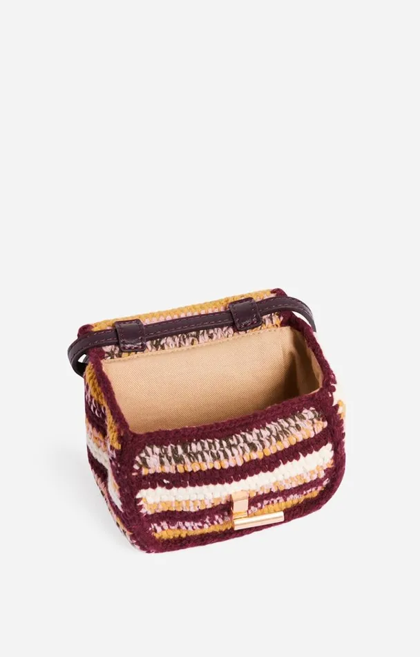 Vanessa Bruno Crossbody Bags Women Mini Moon Wool Belt Bag Multicojaune Vanessa Bruno Crossbody Bags Women Mini Moon Wool Belt Bag Multicojaune