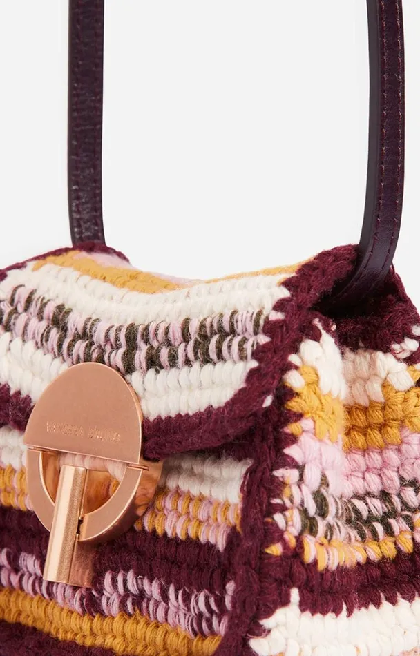 Vanessa Bruno Crossbody Bags Women Mini Moon Wool Belt Bag Multicojaune Vanessa Bruno Crossbody Bags Women Mini Moon Wool Belt Bag Multicojaune