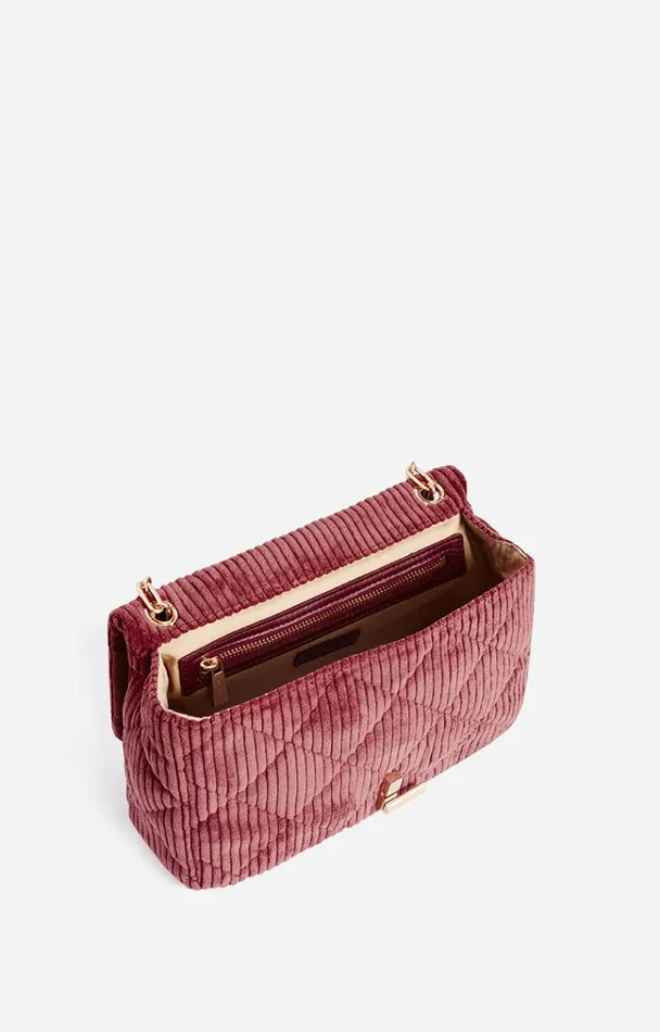 Vanessa Bruno Crossbody Bags Women Moon Bag In Corduroy Vanessa Bruno Crossbody Bags Women Moon Bag In Corduroy