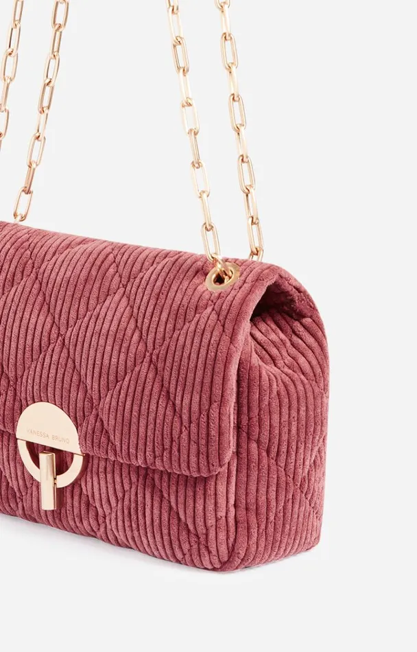 Vanessa Bruno Crossbody Bags Women Moon Bag In Corduroy Vanessa Bruno Crossbody Bags Women Moon Bag In Corduroy