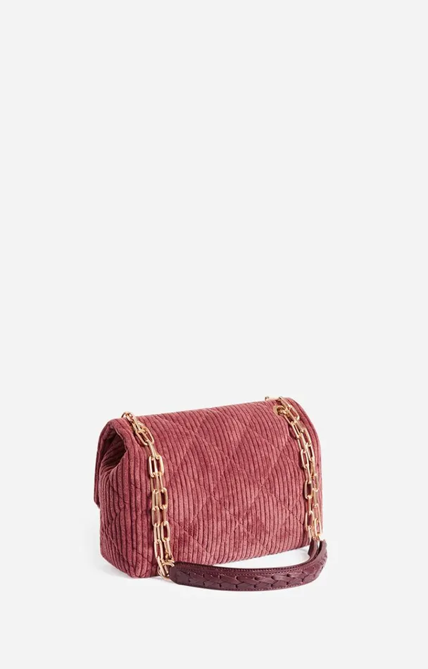 Vanessa Bruno Crossbody Bags Women Moon Bag In Corduroy Vanessa Bruno Crossbody Bags Women Moon Bag In Corduroy