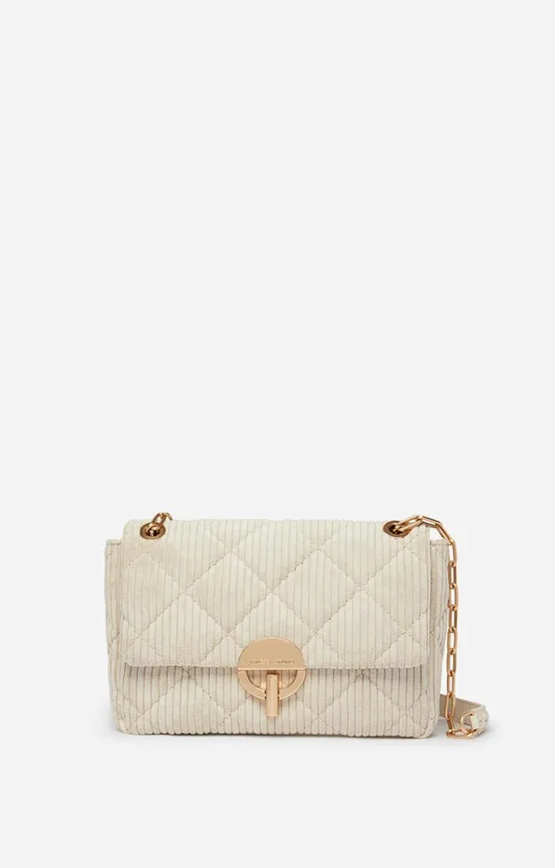 Vanessa Bruno Crossbody Bags Women Moon Bag In Corduroy Cru00e8me