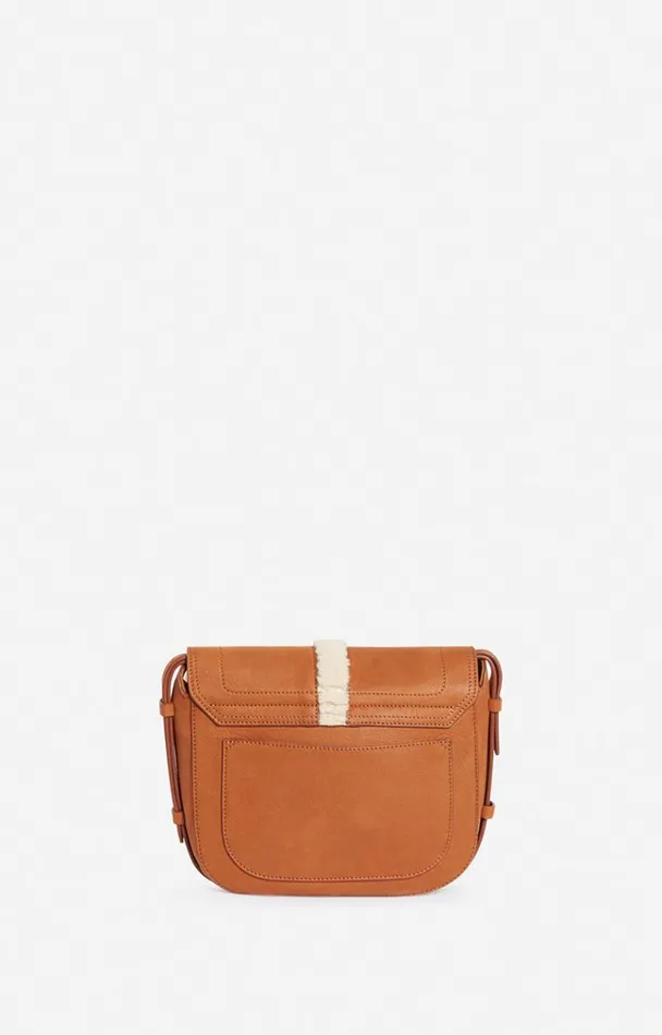 Vanessa Bruno Crossbody Bags Women Othilia Flap Bag Cognac