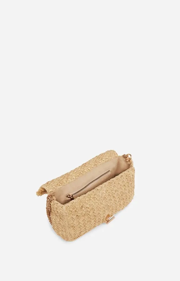 Vanessa Bruno Crossbody Bags Women Raffia Moon Bag Naturel Vanessa Bruno Crossbody Bags Women Raffia Moon Bag Naturel