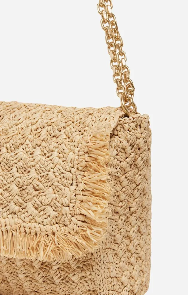 Vanessa Bruno Crossbody Bags Women Raffia Moon Bag Naturel Vanessa Bruno Crossbody Bags Women Raffia Moon Bag Naturel