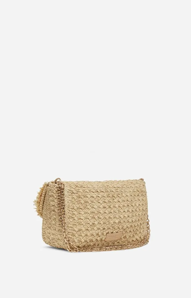 Vanessa Bruno Crossbody Bags Women Raffia Moon Bag Naturel Vanessa Bruno Crossbody Bags Women Raffia Moon Bag Naturel