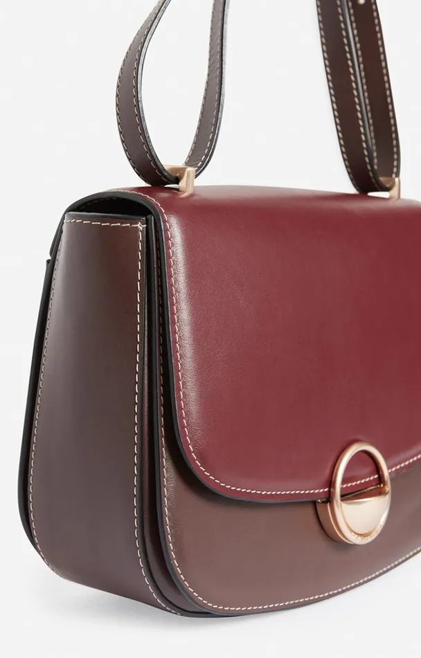 Vanessa Bruno Crossbody Bags Women Romy Flap Bag Bordeaux Vanessa Bruno Crossbody Bags Women Romy Flap Bag Bordeaux