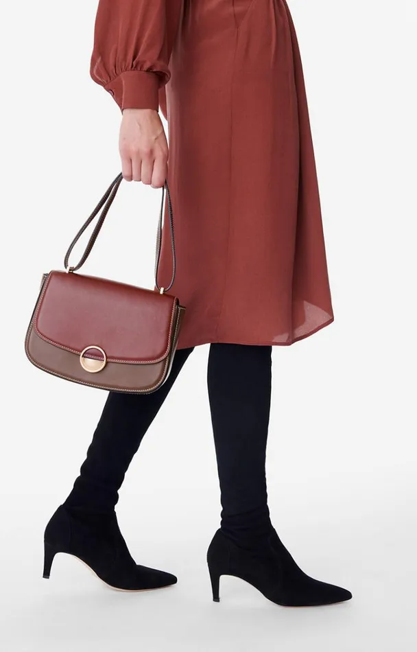 Vanessa Bruno Crossbody Bags Women Romy Flap Bag Bordeaux Vanessa Bruno Crossbody Bags Women Romy Flap Bag Bordeaux