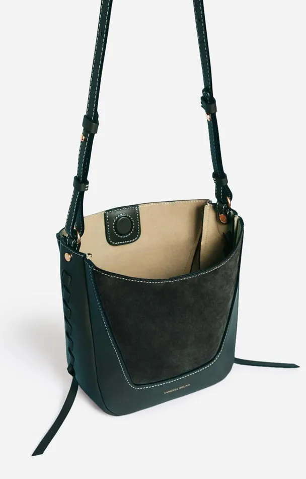 Vanessa Bruno Crossbody Bags Women Small Lou Bag Vert Sapin Vanessa Bruno Crossbody Bags Women Small Lou Bag Vert Sapin