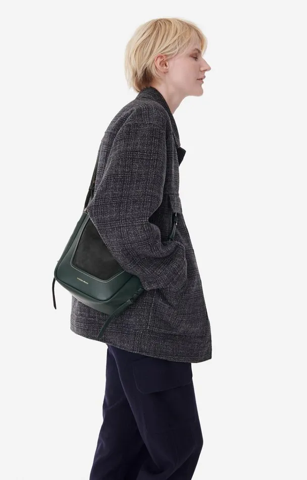 Vanessa Bruno Crossbody Bags Women Small Lou Bag Vert Sapin Vanessa Bruno Crossbody Bags Women Small Lou Bag Vert Sapin