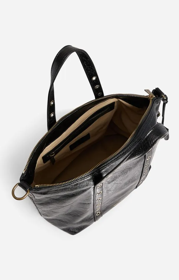 Vanessa Bruno Crossbody Bags Women Small Zippy Bag Noir Vanessa Bruno Crossbody Bags Women Small Zippy Bag Noir