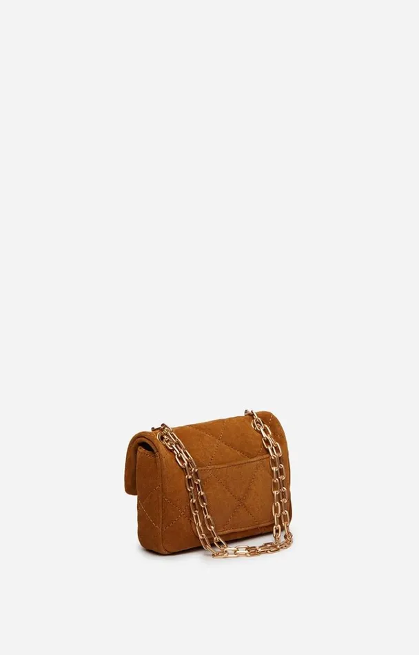 Vanessa Bruno Crossbody Bags Women Suede Nano Moon Bag Noisette Vanessa Bruno Crossbody Bags Women Suede Nano Moon Bag Noisette