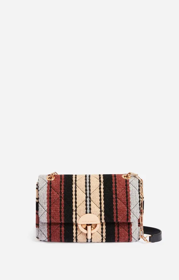 Vanessa Bruno Crossbody Bags Women Wool Moon Bag Multicobiscuit