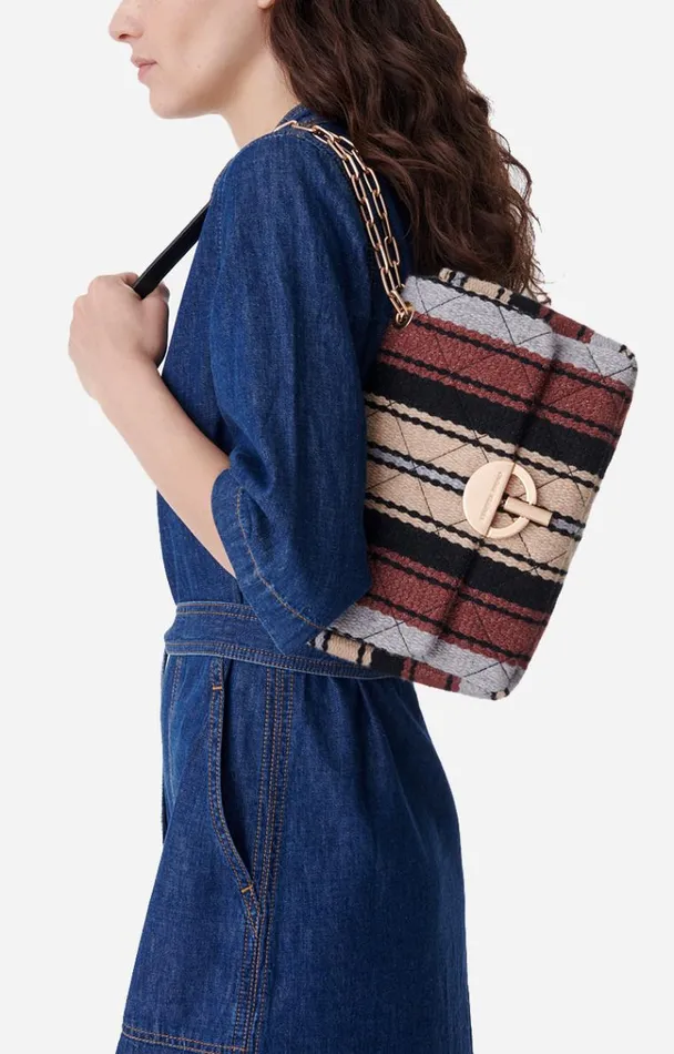 Vanessa Bruno Crossbody Bags Women Wool Moon Bag Multicobiscuit Vanessa Bruno Crossbody Bags Women Wool Moon Bag Multicobiscuit