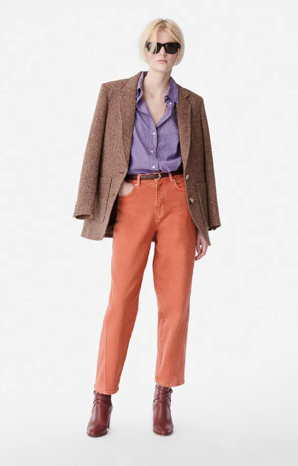 Vanessa Bruno Denim Women Caleb Jeans Terracotta