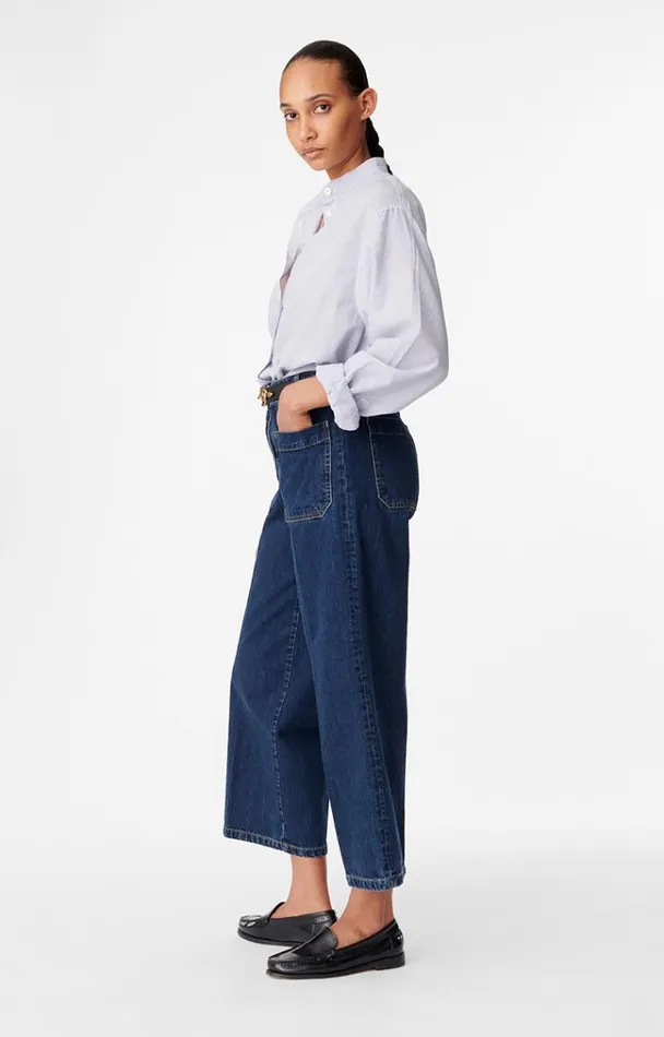 Vanessa Bruno Denim Women Helias Cropped Jeans Indigo