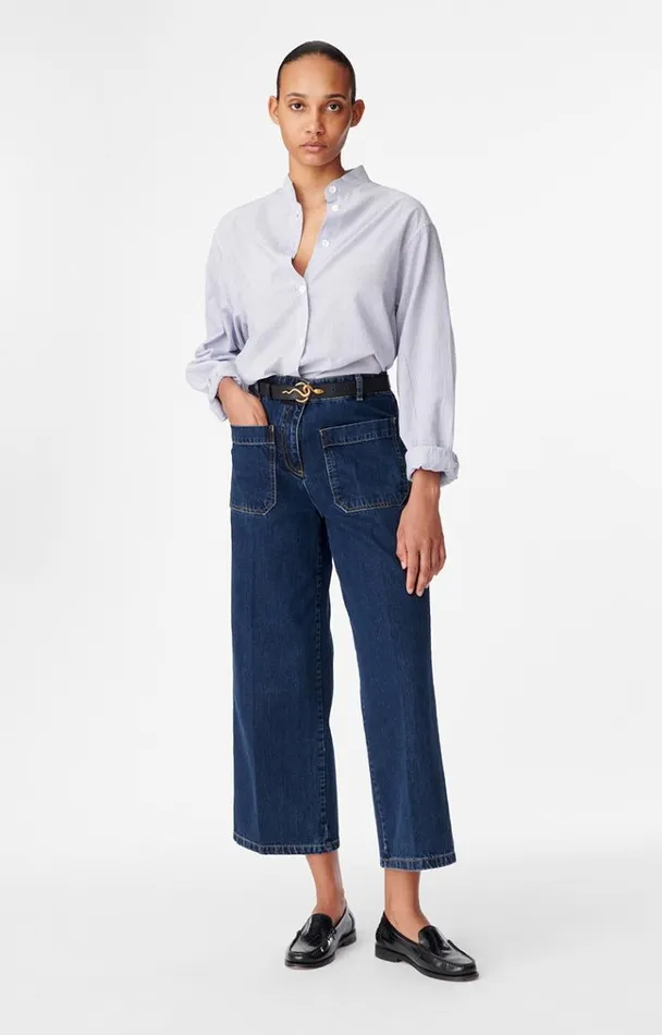 Vanessa Bruno Denim Women Helias Cropped Jeans Indigo
