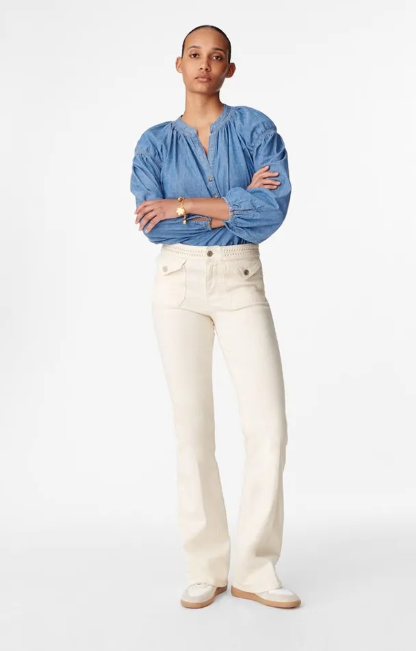 Vanessa Bruno Denim Women Nano Bootcut Jeans Naturel