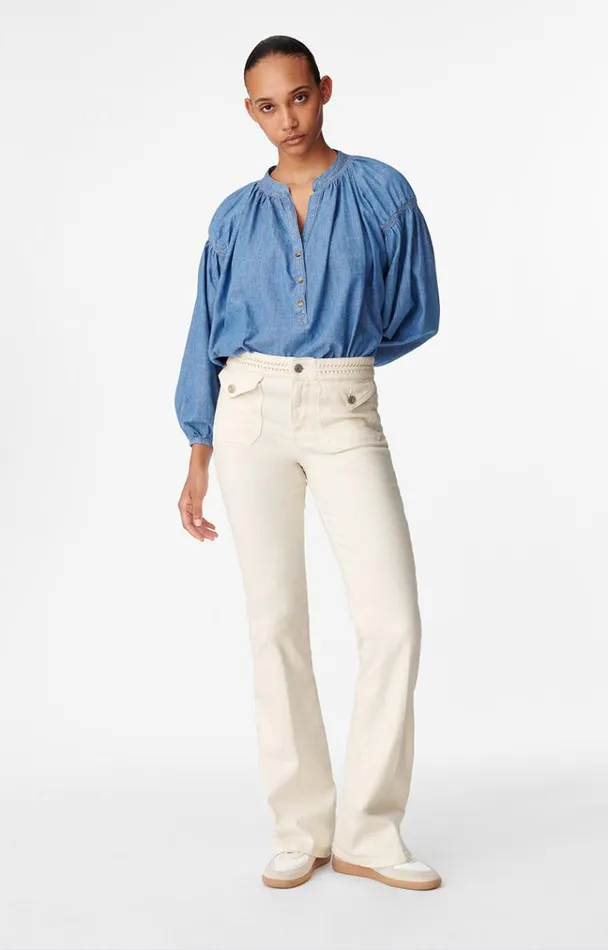 Vanessa Bruno Denim Women Nano Bootcut Jeans Naturel