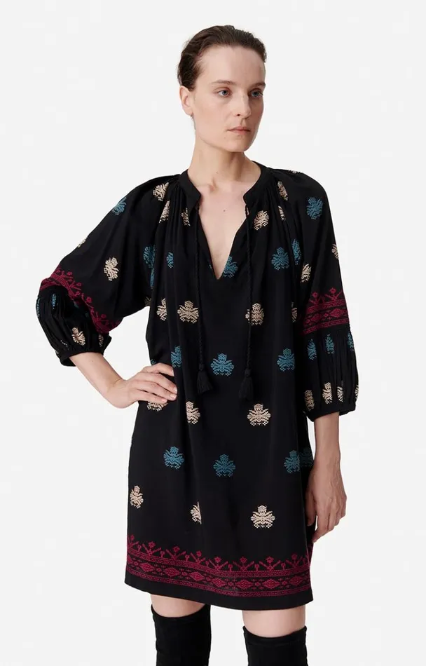 Vanessa Bruno Dresses and Jumpsuits Women Bam Dress Noir Vanessa Bruno Dresses and Jumpsuits Women Bam Dress Noir