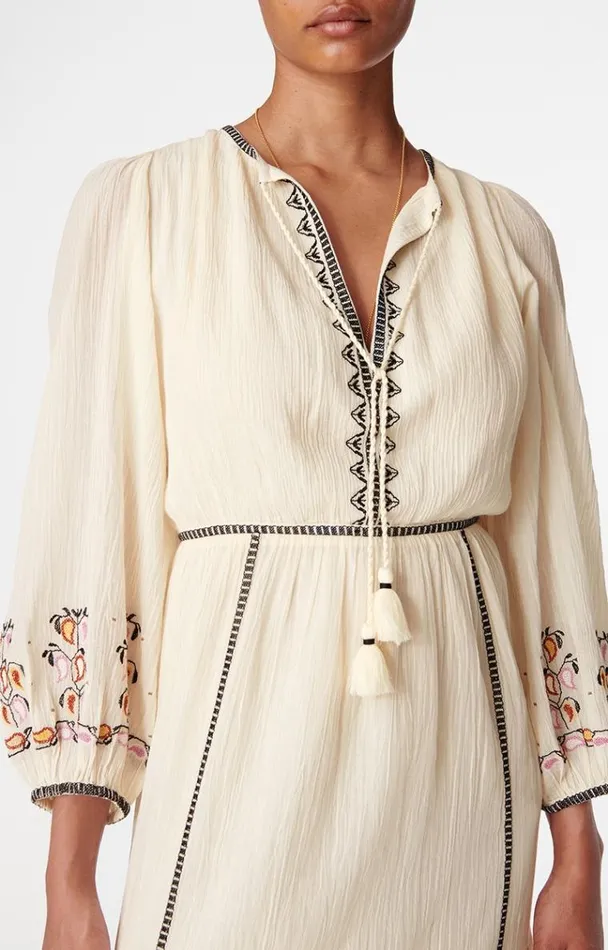 Vanessa Bruno Dresses and Jumpsuits Women Bangali Dress Ecru Vanessa Bruno Dresses and Jumpsuits Women Bangali Dress Ecru