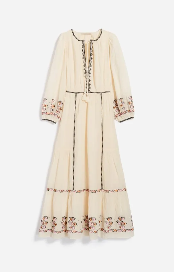 Vanessa Bruno Dresses and Jumpsuits Women Bangali Dress Ecru Vanessa Bruno Dresses and Jumpsuits Women Bangali Dress Ecru