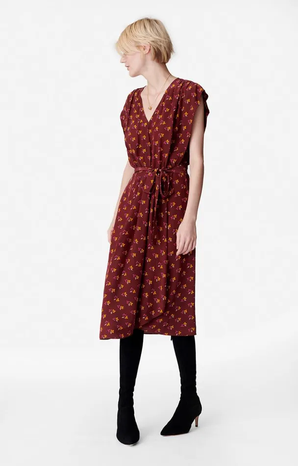 Vanessa Bruno Dresses and Jumpsuits Women Baya Dress Figue Vanessa Bruno Dresses and Jumpsuits Women Baya Dress Figue
