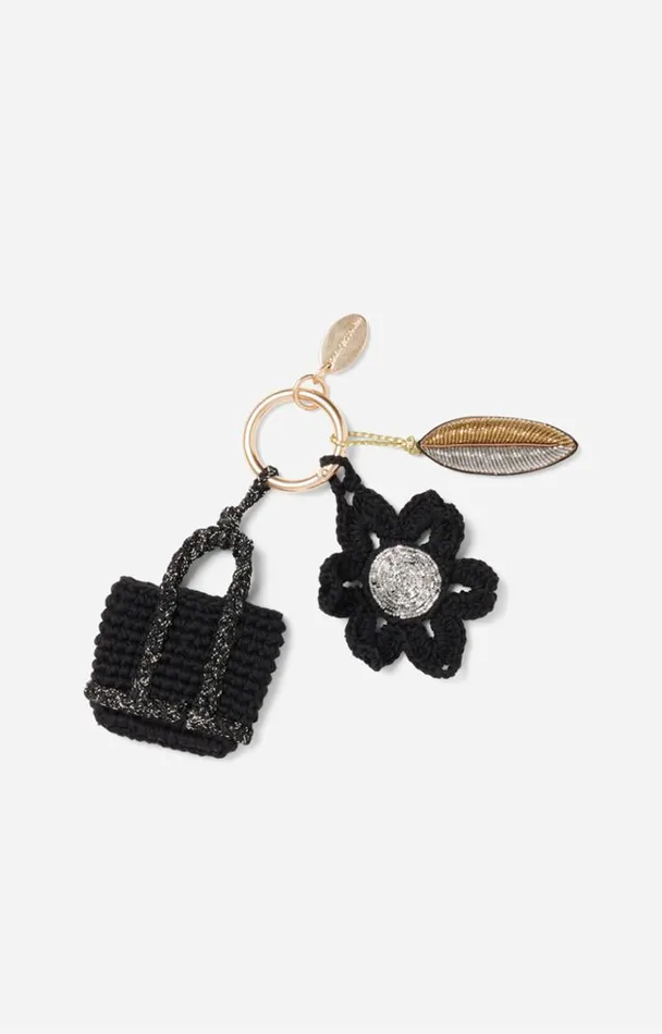 Vanessa Bruno Jewelry Women Leaf Charm Noir